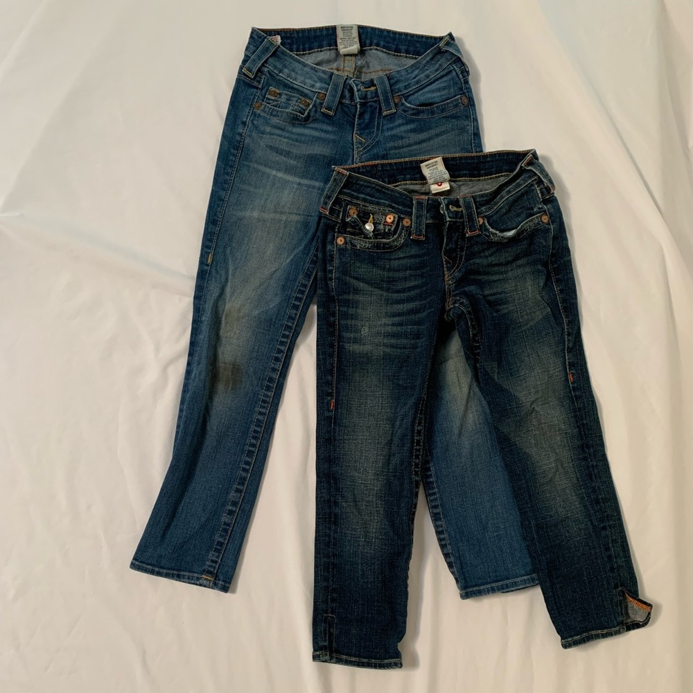 Vintage True Religion jeans women’s size 25 - “LIZZY” and “LILY” denim